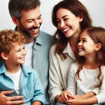 Mutlu bir aile iletişim kurarken